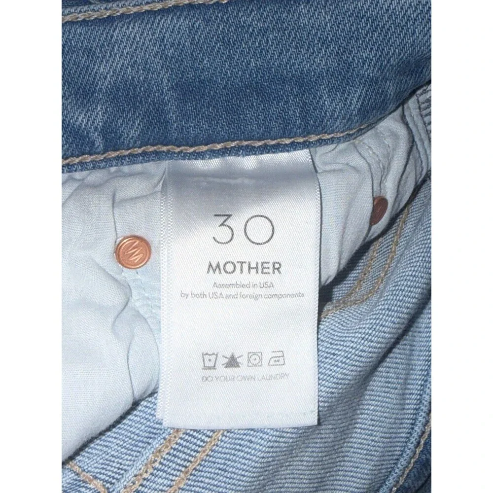 Mother Weekender Blessing in Disguise High Rise Flare Button Fly Size 30 Jeans
